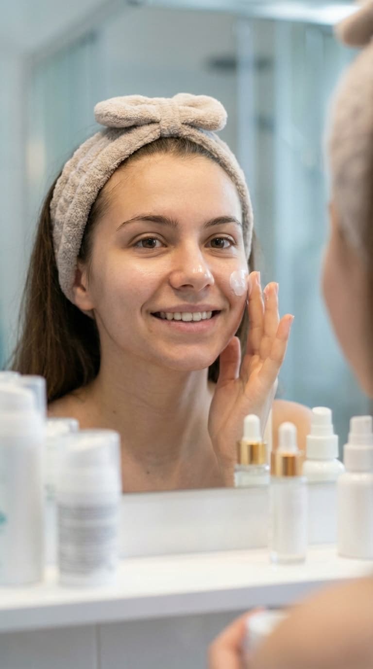 After skincare journey